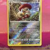 Pokemon Card Escavalier Crimson Invasion Reverse Holo Rare 69/111 Near Mint