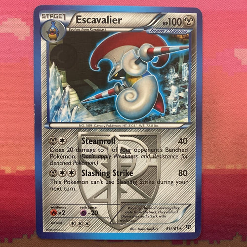 Pokemon Card Escavalier Plasma Blast Rare 61/101 Near Mint