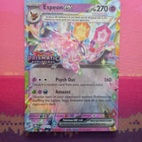 Pokemon Card Espeon ex 034/131 STAMPED Prismatic Evolutions NM