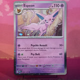 Pokemon Card Espeon Prismatic Evolutions Cosmo Holo Rare 033/131 Near Mint