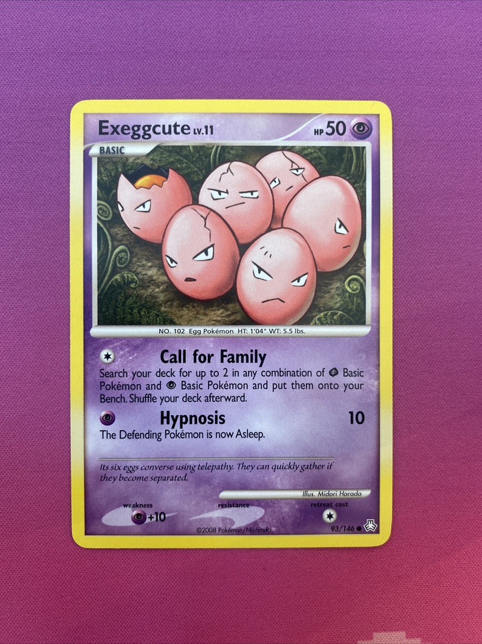 Pokemon Card Exeggcute EX Legends Awakened Common 93/146 Near Mint