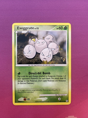Pokemon Card Exeggcute Mysterious Treasures Common 82/123 Near Mint