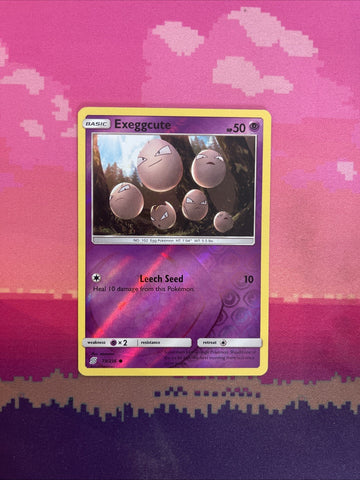 Pokemon Card Exeggcute Unified Minds Reverse Holo Common 73/236 Near Mint
