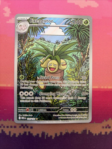 Pokemon Card Exeggutor Mega Evolution Illustration Rare 135/132 Near Mint