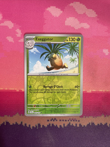 Pokemon Card Exeggutor Surging Sparks Reverse Holo Uncommon 003/191 Near Mint