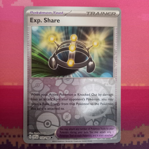 Pokemon Card Exp. Share Scarlet & Violet Base Reverse Holo 174/198 Near Mint