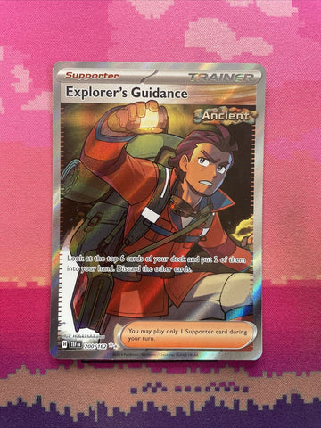 Pokemon Card Explorer's Guidance 200/162 Ultra Rare Temporal Forces Near Mint
