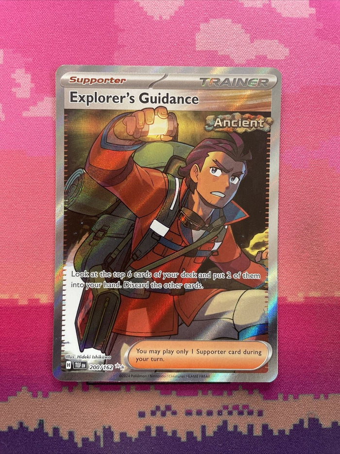 Pokemon Card Explorer's Guidance 200/162 Ultra Rare Temporal Forces Near Mint
