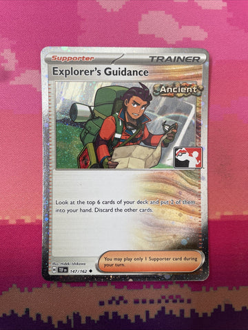 Pokemon Card Explorer's Guidance Prize Pack Cosmo Holo 147/162 Near Mint