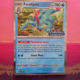 Pokemon Card Feraliagtr 089 Black Star Promo STAMPED Temporal Forces NM