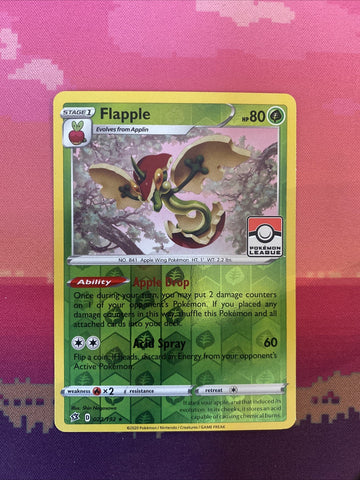 Pokemon Card Flapple Pokemon League Rebel Clash 022/192 Near Mint