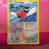 Pokemon Card Fletchling Roaring Skies Reverse Holo Common 82/108 Near Mint