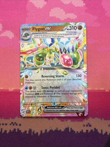 Pokemon Card Flygon ex 106/191 Double Rare Suring Sparks Near Mint