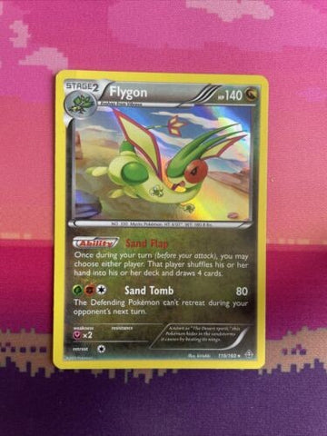 Pokemon Card Flygon Primal Clash Holo Rare 110/160 Near Mint