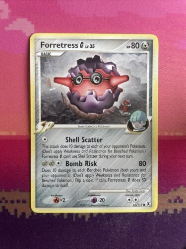Pokemon Card Forretress Rising Rivals Common 61/111 Near Mint