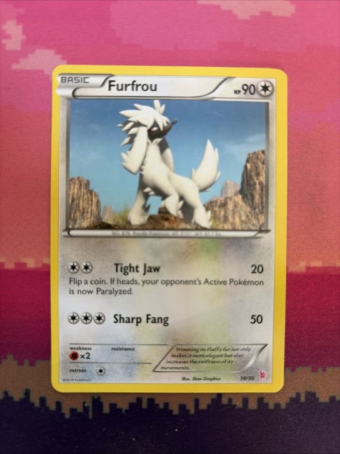 Pokemon Card Furfrou Trainer Kit Sylveon 16/30 Near Mint