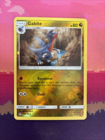 Pokemon Card Gabite Ultra Prism Reverse Holo Uncommon 98/156 Near Mint