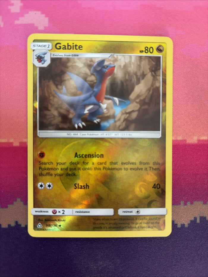 Pokemon Card Gabite Ultra Prism Reverse Holo Uncommon 98/156 Near Mint