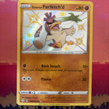 Pokemon Card Galarian Farfetch'd Shiny SV063/SV122 Shining Fates Near Mint