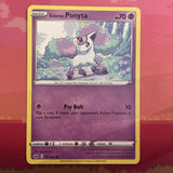 Pokemon Card Galarian Ponyta Sword & Shield Common 081/202 Near Mint