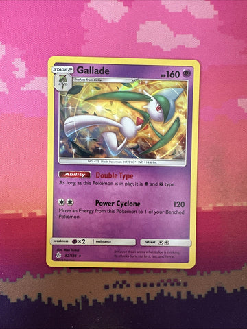Pokemon Card Gallade Cosmic Eclipse Holo Rare 82/236 Near Mint