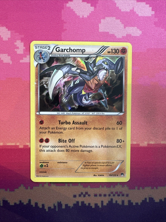 Pokemon Card Garchomp Breakpoint Holo Rare 70/122 Light Play