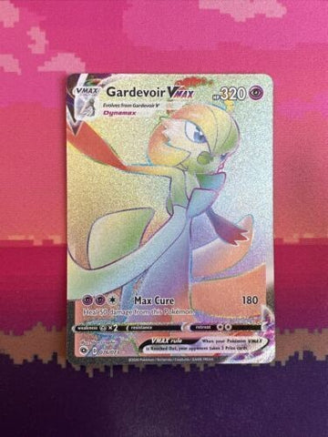 Pokemon Card Gardevoir VMAX 076/073 Rainbow Rare Champions Path Near Mint