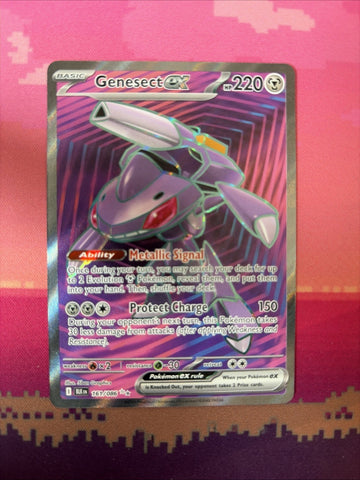 Pokemon Card Genesect EX Black Bolt Ultra Rare 161/086 Near Mint