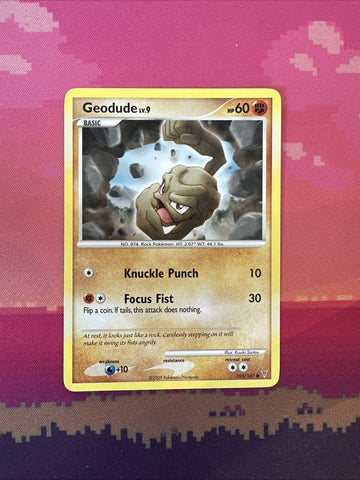 Pokemon Card Geodude Supreme Victors Common 105/147 Near Mint