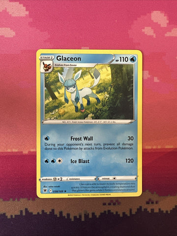 Pokemon Card Glaceon Astral Radiance Rare 038/189 Near Mint