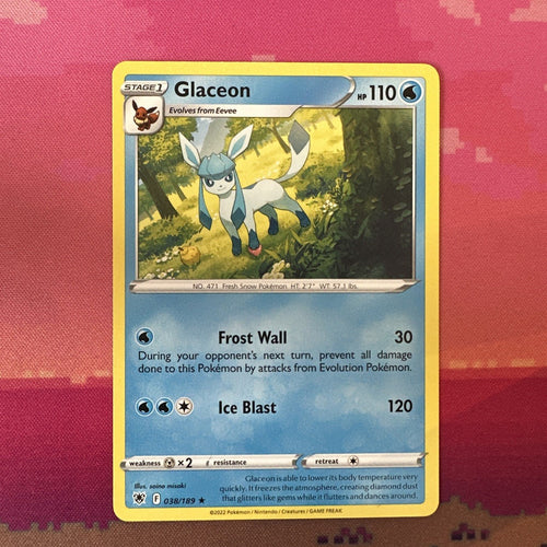 Pokemon Card Glaceon Astral Radiance Rare 038/189 Near Mint