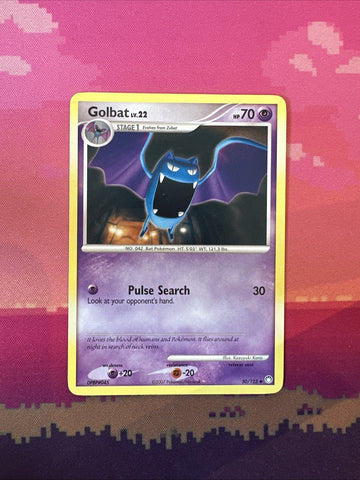 Pokemon Card Golbat Mysterious Treasures Uncommon 50/123 Near Mint