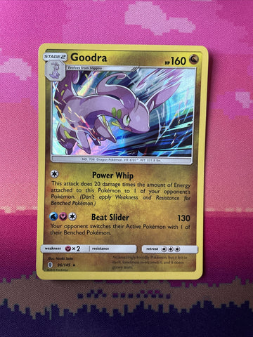 Pokemon Card Goodra Guardians Rising Holo Rare 96/145 Near Mint