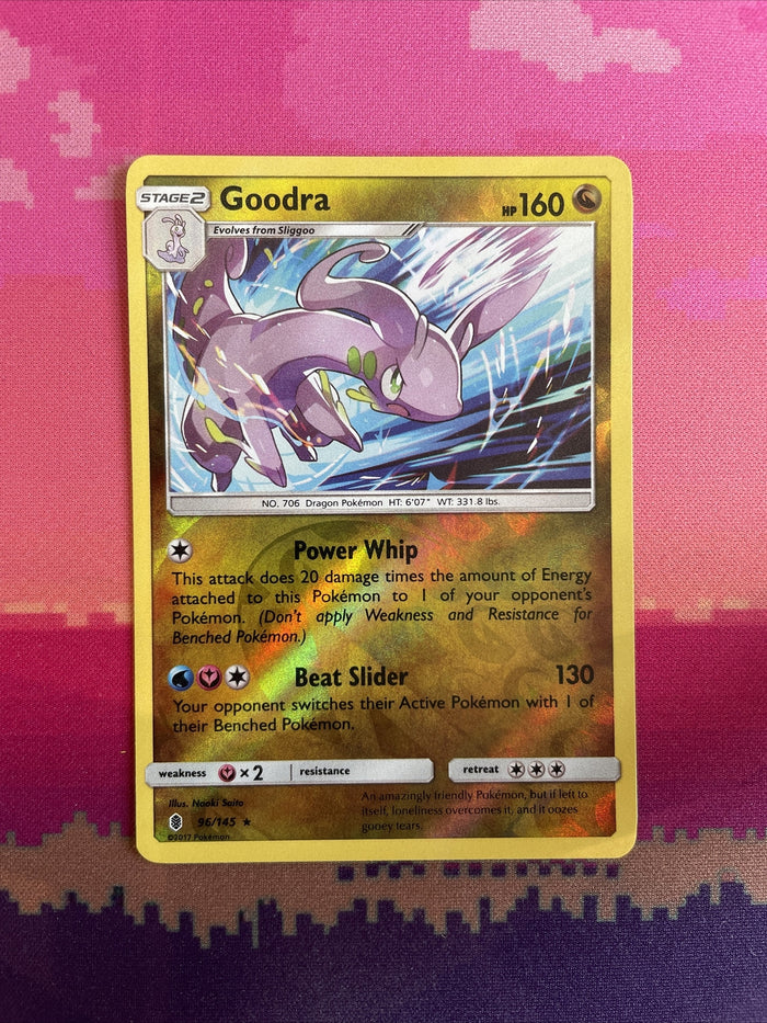 Pokemon Card Goodra Guardians Rising Reverse Holo 96/145 Near Mint