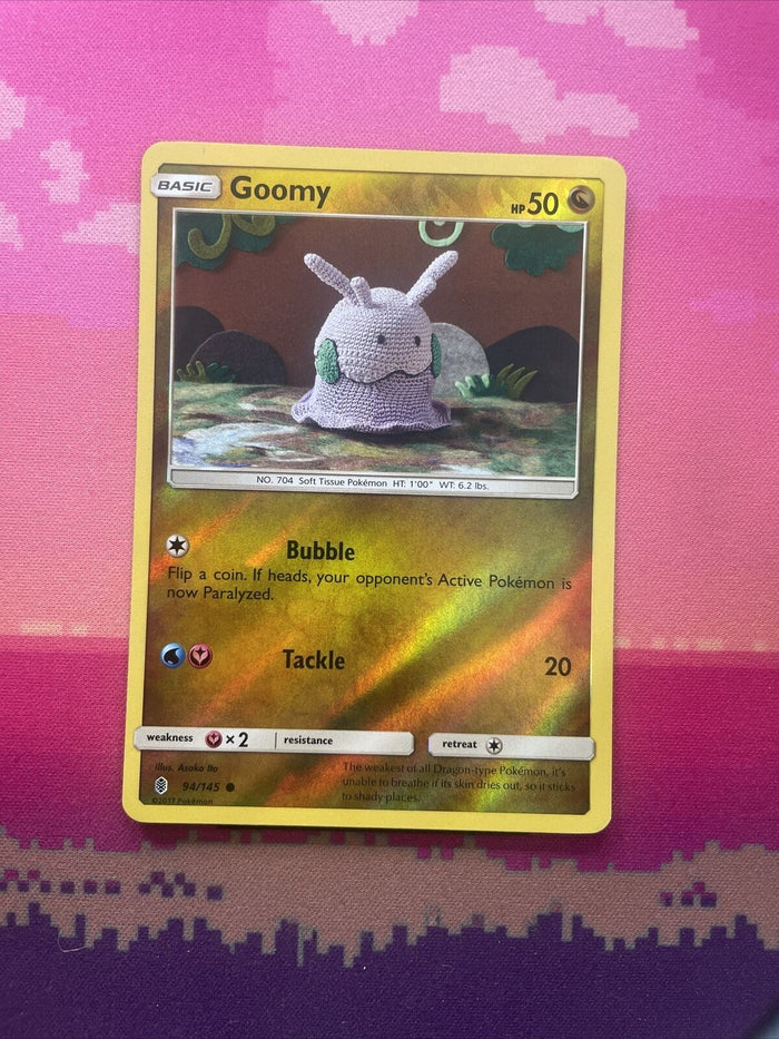 Pokemon Card Goomy Guardians Rising Reverse Holo 94/145 Near Mint