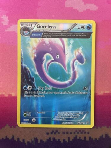 Pokemon Card Gorebyss Primal Clash Reverse Holo Rare 52/160 Near Mint