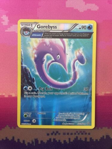 Pokemon Card Gorebyss Primal Clash Reverse Holo Rare 52/160 Near Mint