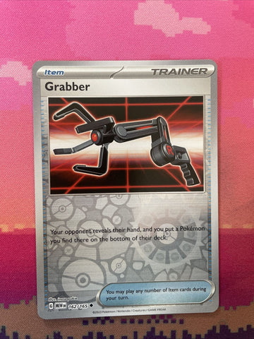 Pokemon Card Grabber Scarlet & Violet Reverse Holo 162/165 Near Mint