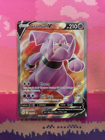 Pokemon Card Granbull 159/172 Ultra Rare Brilliant Stars Near Mint