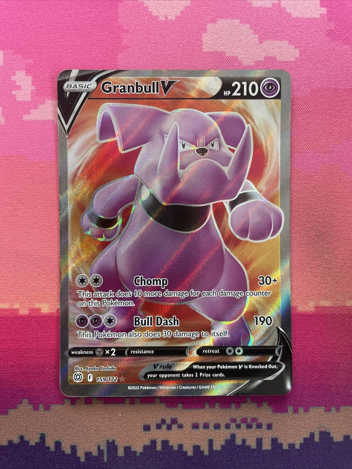 Pokemon Card Granbull 159/172 Ultra Rare Brilliant Stars Near Mint