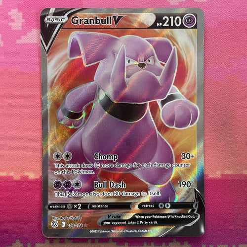Pokemon Card Granbull 159/172 Ultra Rare Brilliant Stars Near Mint