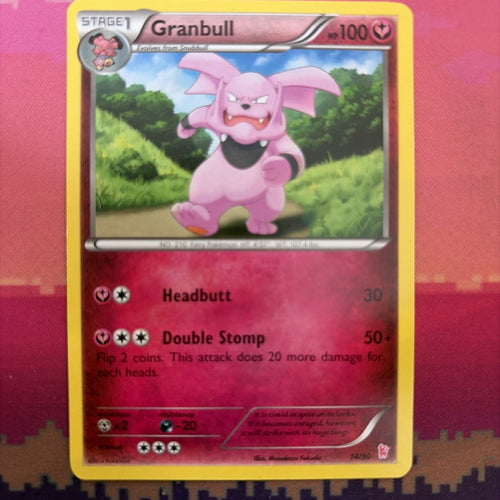 Pokemon Card Granbull Trainer Kit Sylveon 14/30 Near Mint