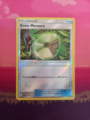 Pokemon Card Grass Memory Team Up Reverse Holo 143/181 Near Mint