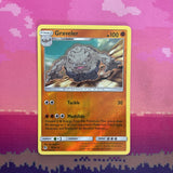 Pokemon Card Graveler Hidden Fates Reverse Holo Uncommon 34/68 Near Mint