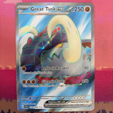 Pokemon Card Great Tusk ex 230/198 Ultra Rare Scarlet & Violet Near Mint