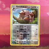 Pokemon Card Greedent Darkness Ablaze Reverse Holo Rare 153/189 Near Mint