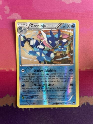 Pokemon Card Greninja Breakpoint Reverse Holo Rare 40/122 Near Mint