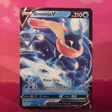 Pokemon Card Greninja V 073/264 Deck Exclusives Fusion Strike Non Holo Near Mint