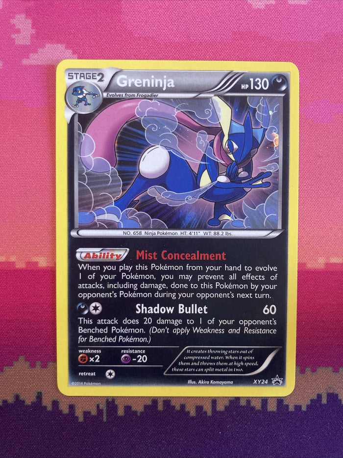 Pokemon Card Greninja XY24 Black Star Promo Near Mint