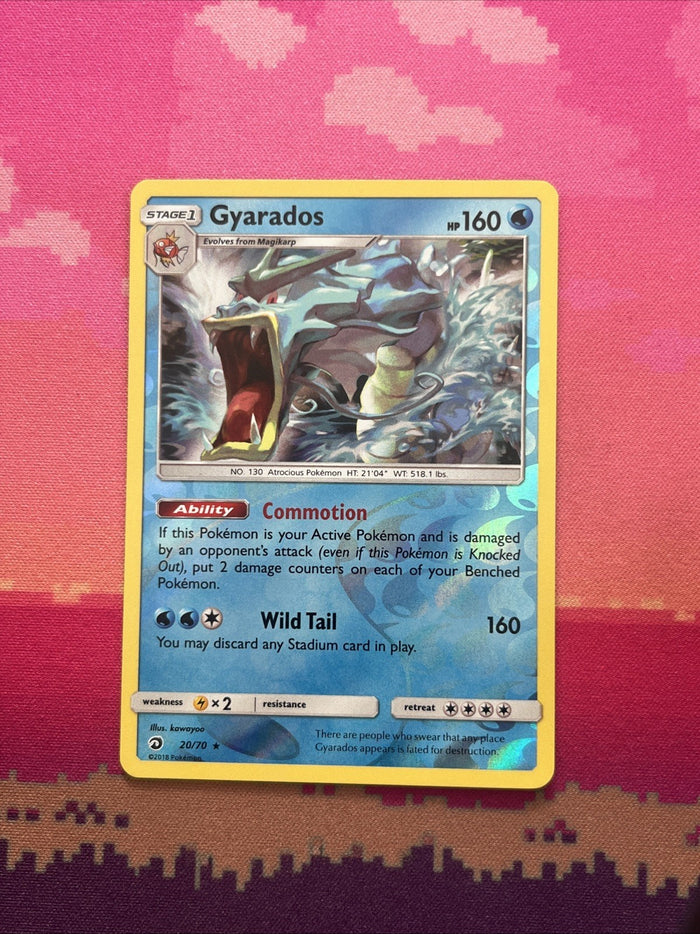 Pokemon Card Gyarados Dragon Majesty Reverse Holo Rare 20/70 Near Mint